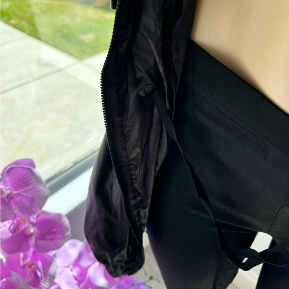 BLANKNYC Black Matte Funnel Neck Windbreaker Jacket Size L Large NWOT - Picture 13 of 16